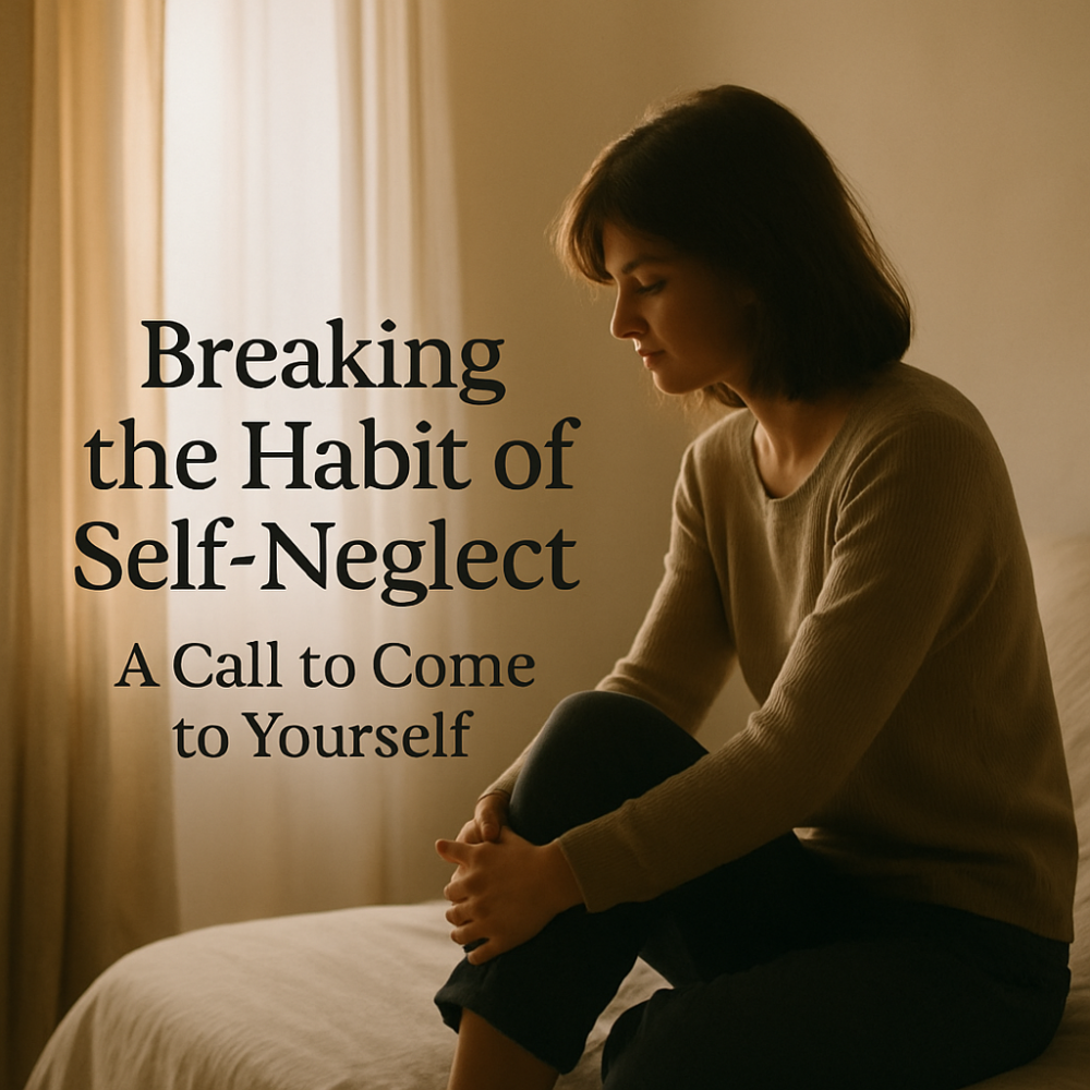 Breaking The Habit Of Self-Neglect: A Call To Come To Yourself.